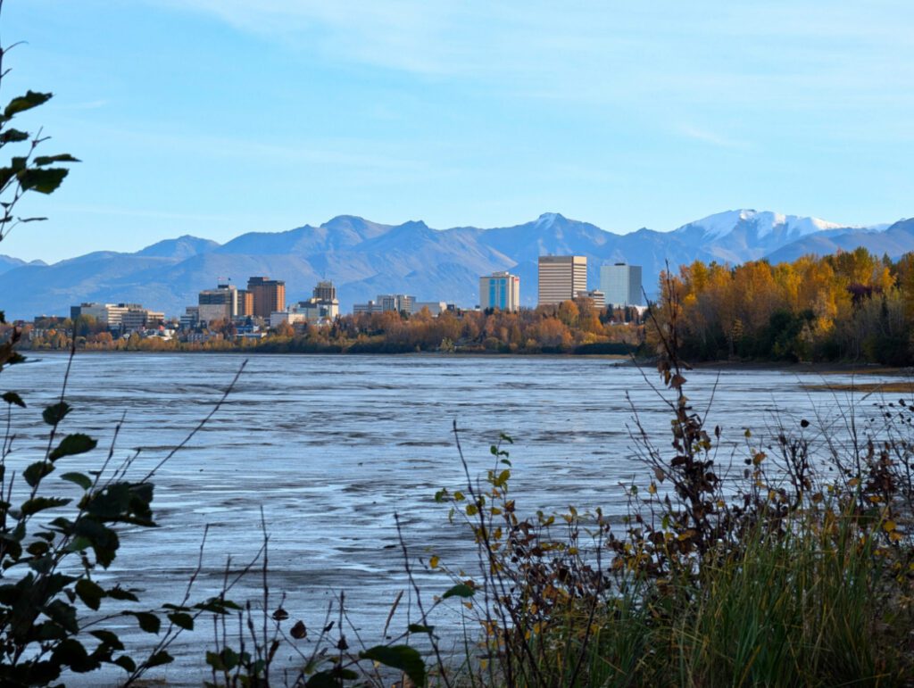 Anchorage from Tony Knowles Coastal Trail Alaska 1b