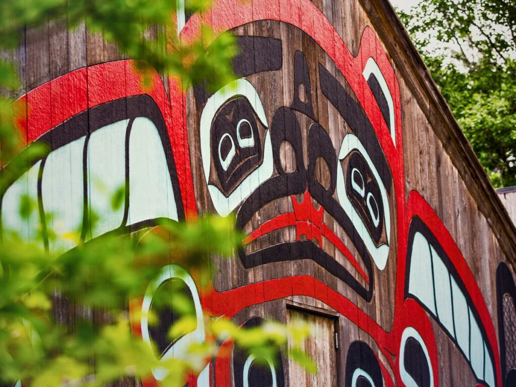 Beaver Clan House in Saxman Village Ketchikan Alaska