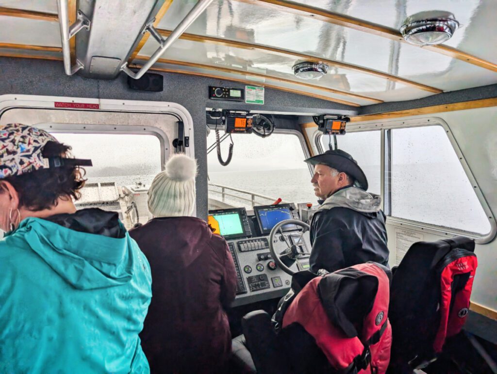 Boat interior Blackstone Bay Glacier Cruise with Lazy Otter Tours Whittier Alaska 1