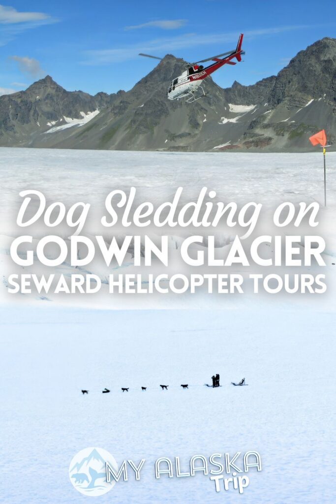 Doing the Godwin Glacier helicopter tour with dogsledding up top is one of the coolest experiences to have from Seward, Alaska. Flightseeing paired with dog mushing is very special. See what to expect, how to plan it and more.