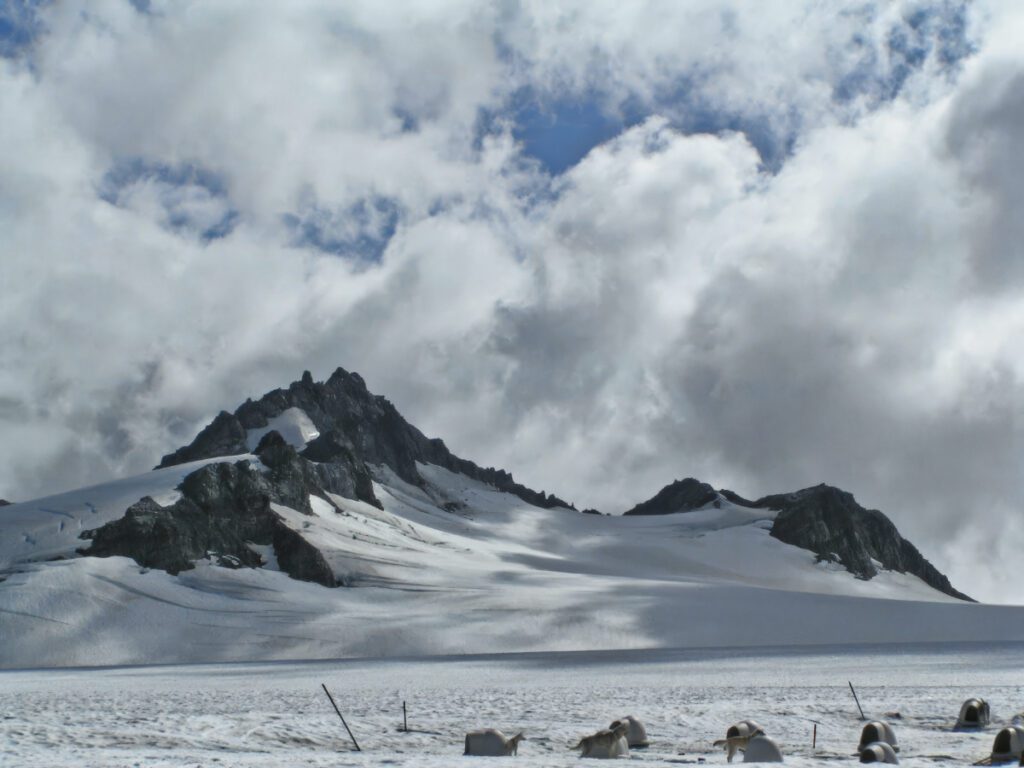 Dogsledding on Godwin Glacier with Seward Helicopter Tours