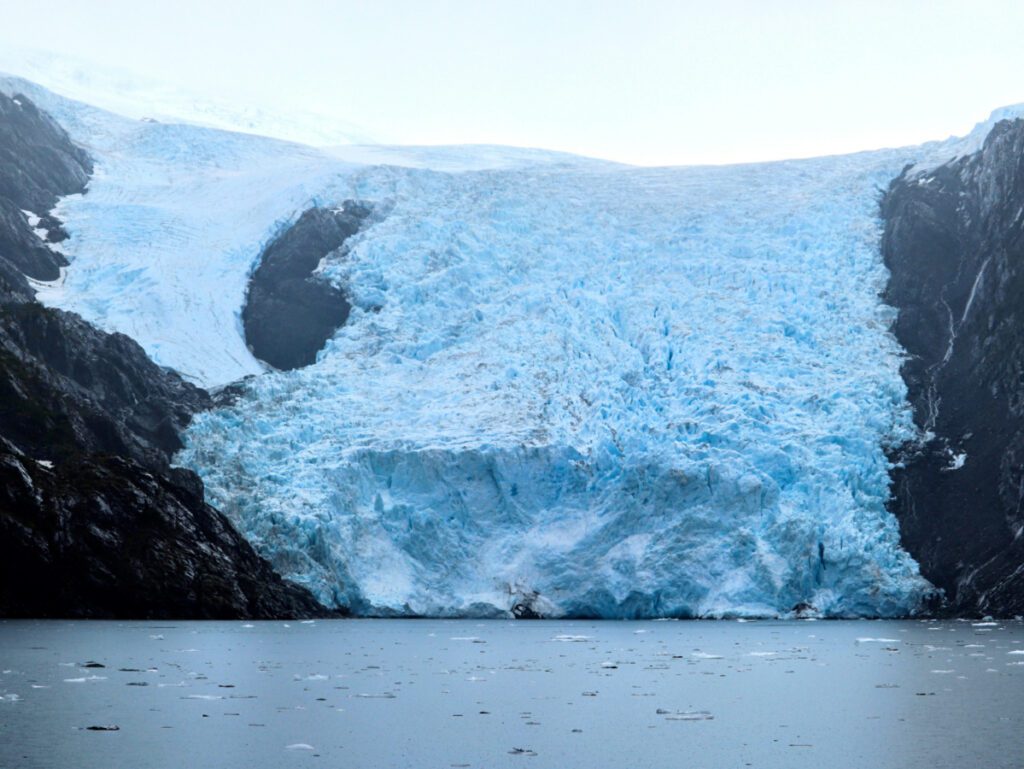 Glacier in Blackstone Bay Prince William Sound from Whittier Alaska 1