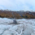 Helicopter on Knik Glacier Alaska Helicopter Tours Palmer Alaska 1