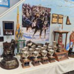 Iditarod Trophies and Mural at Dream a Dream Sled Dog Tours Willow Alaska 2