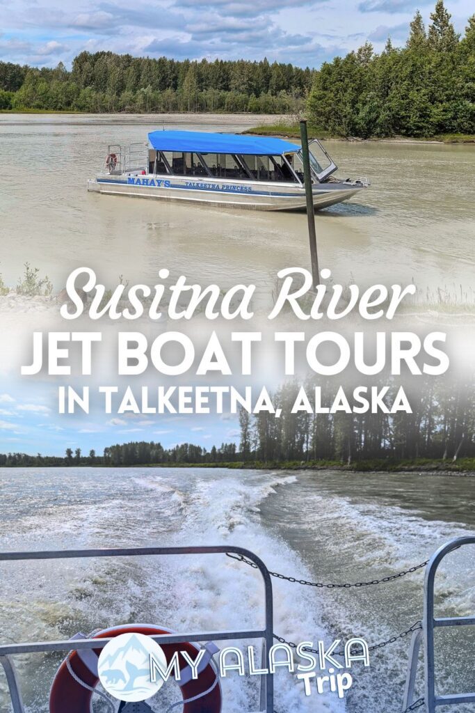 Talkeetna jet boats are one of the coolest, fastest tours you can do on the Susitna River. Launching near downtown Talkeetna, Mahay's Jet Boat Tours are an Alaska staple when it comes to river adventures.