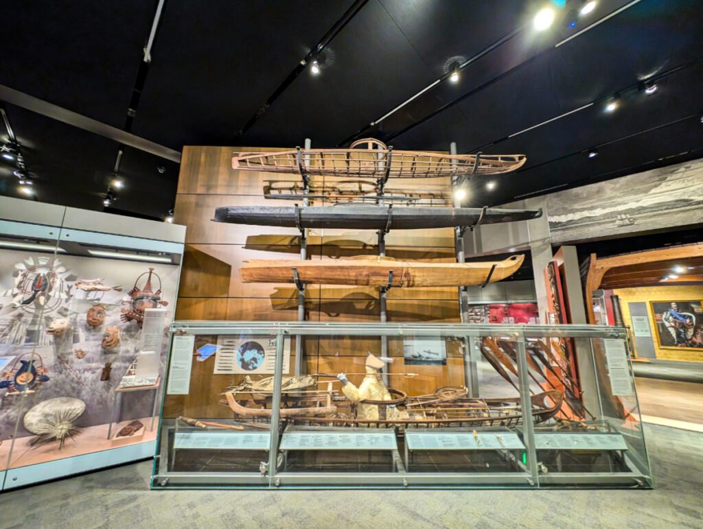 Kayak Exhibit in Alaska State Museum Juneau Alaska 1