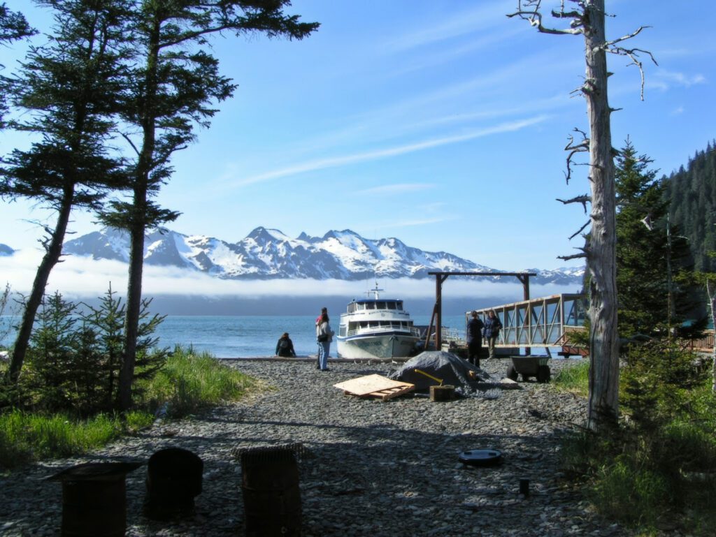 Mountains and Kenai Fjords Tour Boat from Fox Island Seward Alaska 1