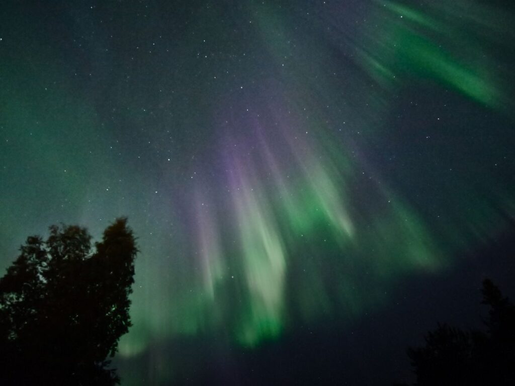 Northern Lights above Fairbanks Alaska