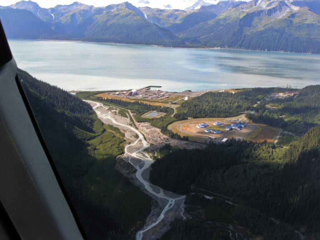 Flight over Resurrection Bay to Godwin Glacier with Seward Helicopter Tours