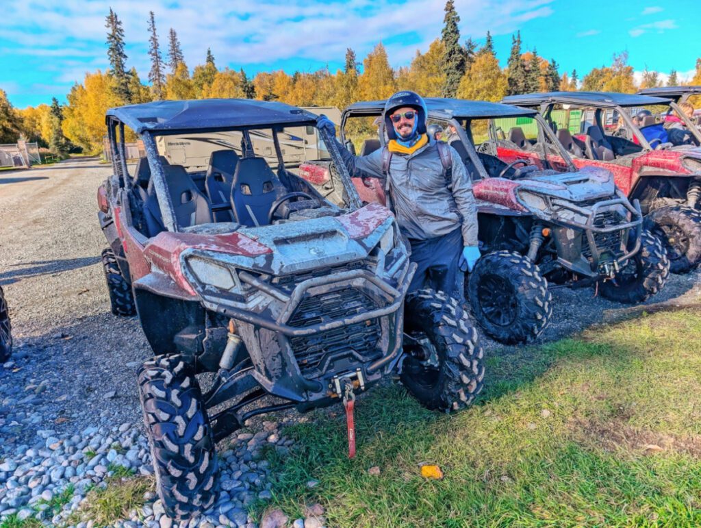 Rob Taylor after ATV Tour on Knik River with Alaska Backcountry Adventure Tours Palmer Alaska 1