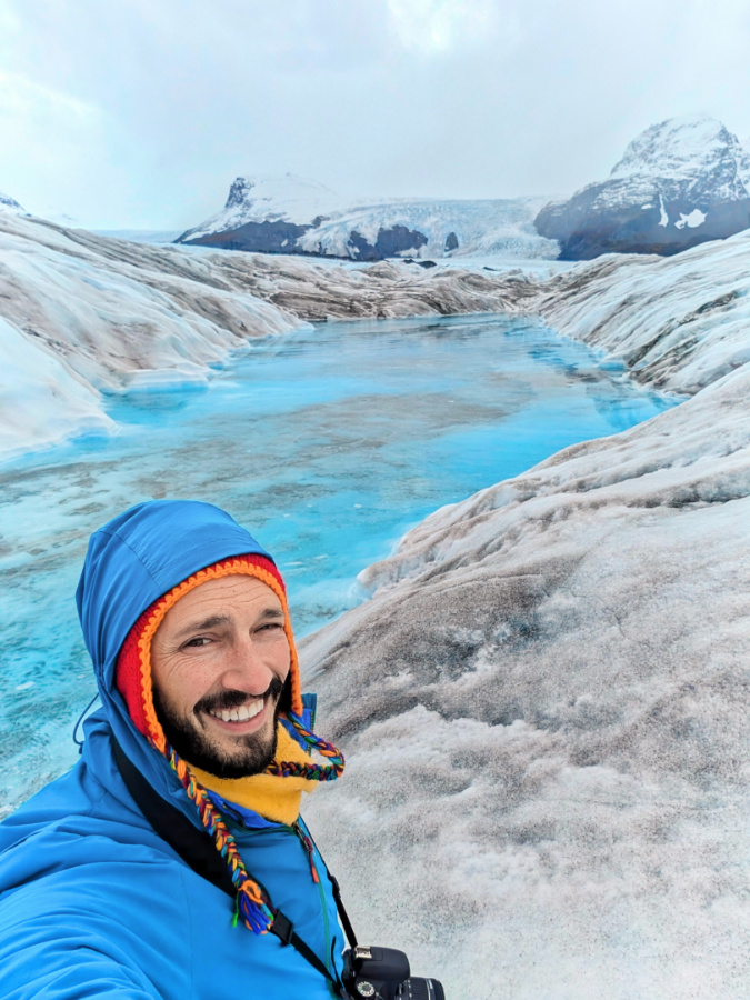 Rob Taylor on Knik Glacier Alaska Helicopter Tours Palmer Alaska 1