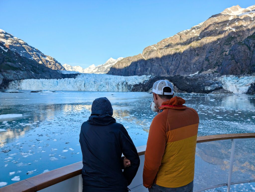 Taylor Family at Marjorie Glacier in Glacier Bay National Park with UnCruise Wilderness Legacy Alaska 6