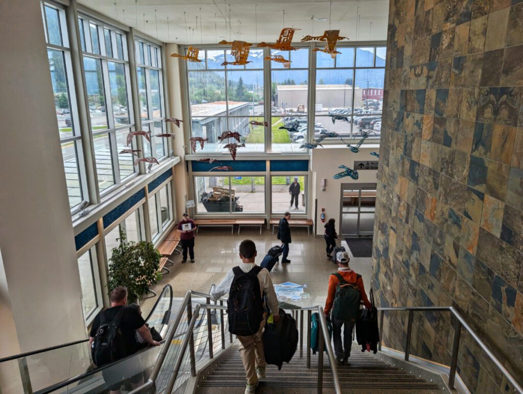 Taylor Family in Juneau Alaska Airport 1