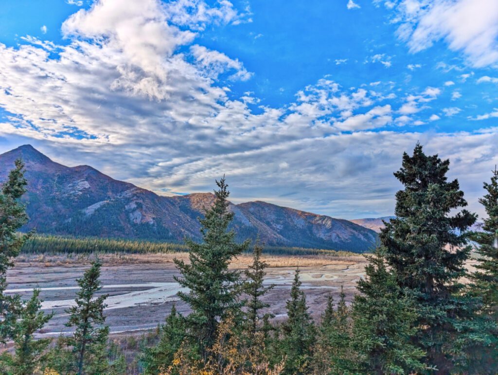 Teklanika River Valley in Denali National Park Alaska 1