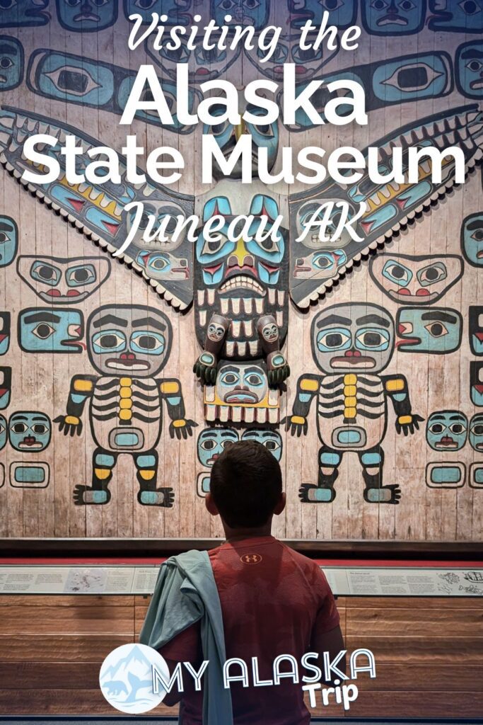 The Alaska State Museum in Juneau is a good place to visit to learn some Alaska history and engage with Alaska Native art. Located just outside of the main downtown area, the walk is worth it and it's a great addition to a visit to Juneau.