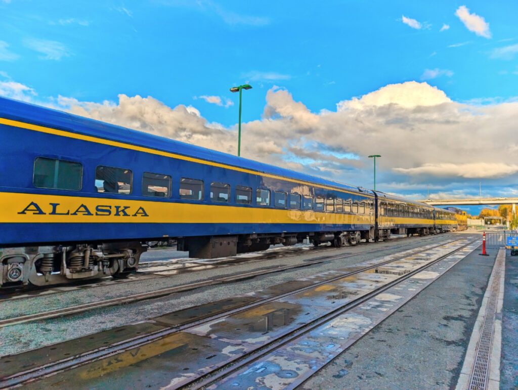 Alaska Railroad in Anchorage Train Depot Anchorage Alaska 1