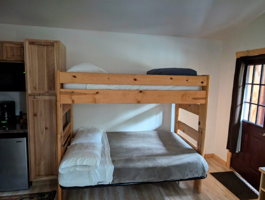 Bunk Room in Flexible Cabin at Talkeetna Wilderness Lodge Talkeetna Alaska 1