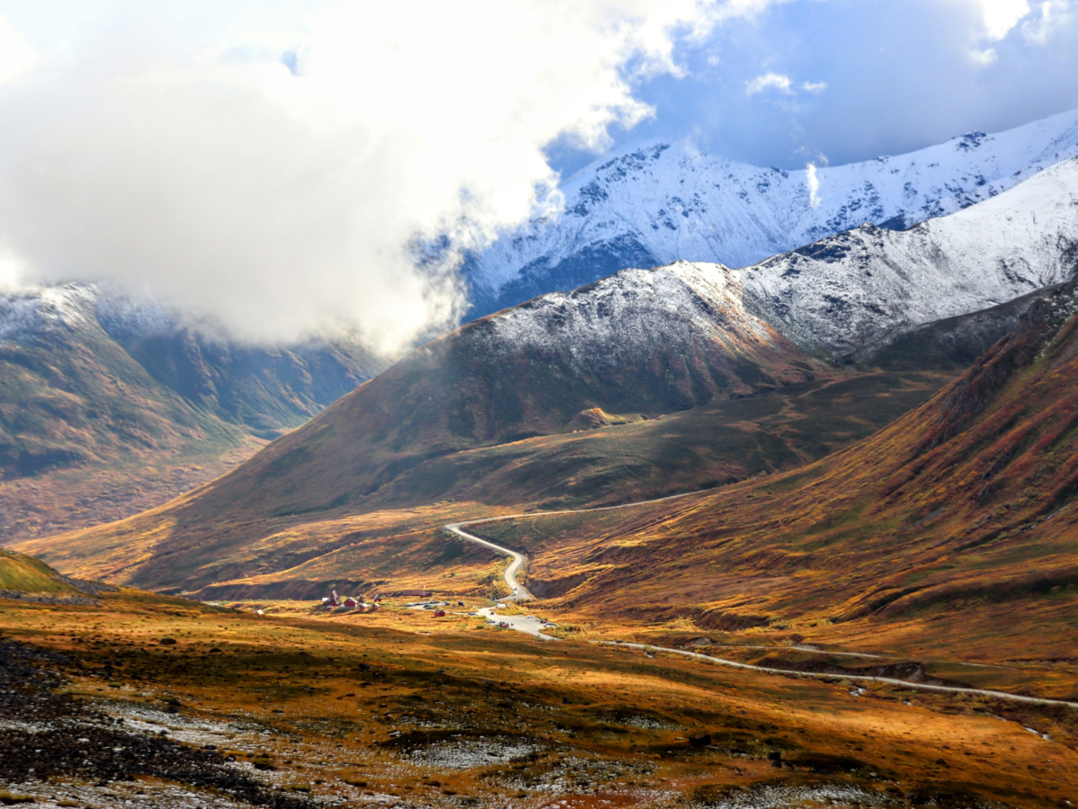 Clouds in Mountains at Hatcher Pass Alaska 4