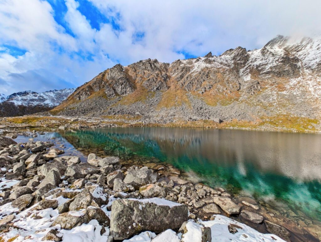 Crystal Clear water at Gold Cord Lake Hatcher Pass Palmer Alaska 3