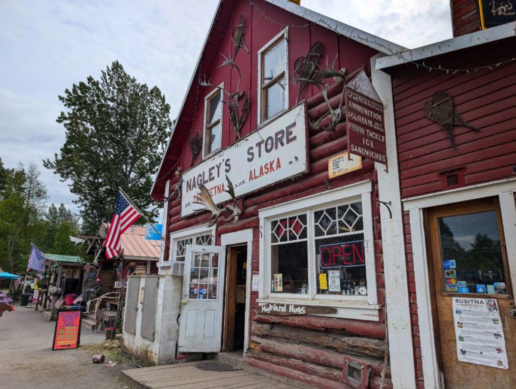 Exterior of Nagleys Store in Talkeetna Alaska 1