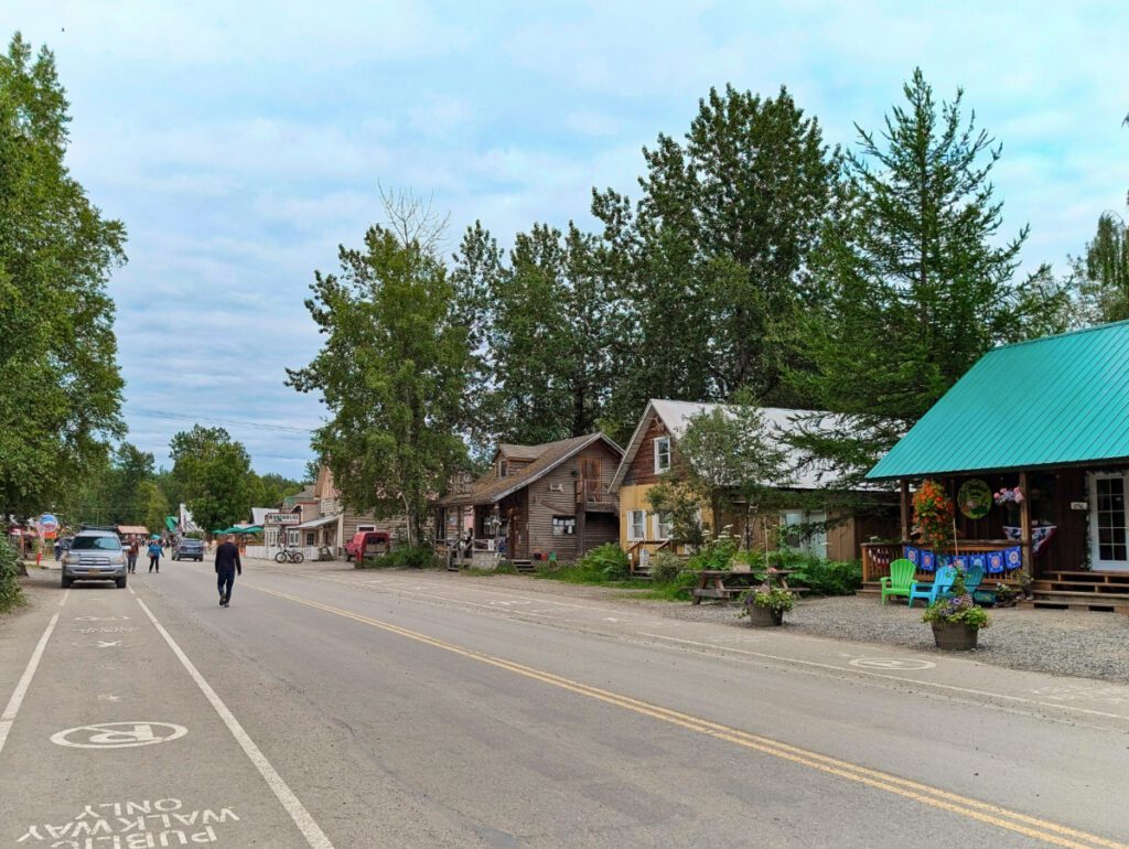 Main Street of Talkeetna Alaska 1