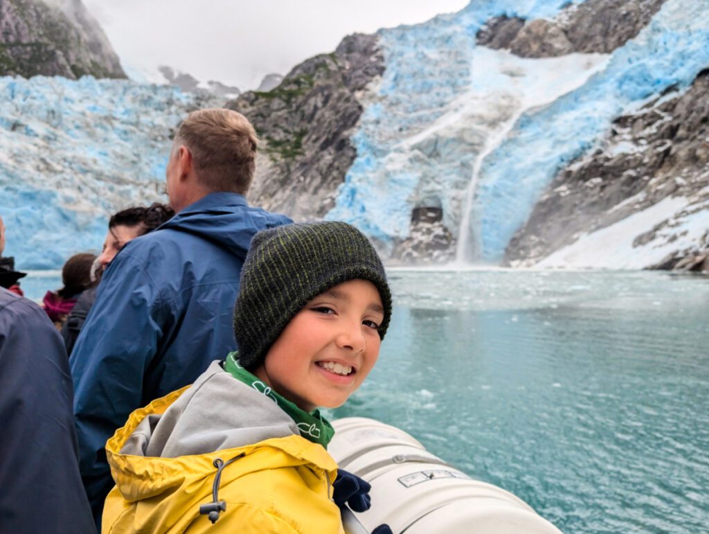 Taylor Family at Northwestern Glacier in Kenai Fjords National Park Alaska 4