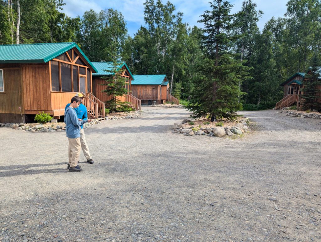 Taylor Family flyfishing at Talkeetna Wilderness Lodge Talkeetna Alaska 3