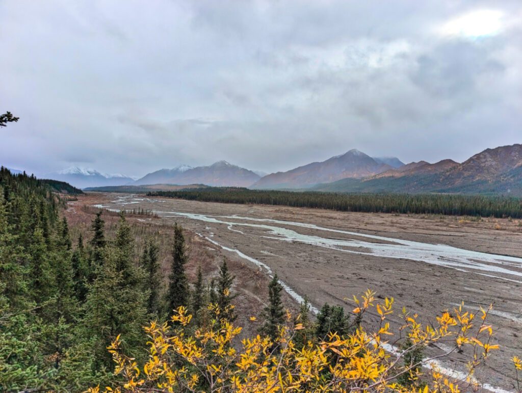 Teklanika River Valley in Denali National Park Alaska 2