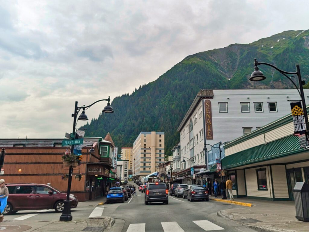 Baranof Hotel on Front Street downtown Juneau Alaska 1