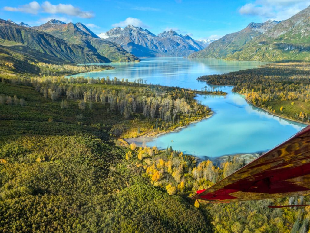 Crescent Lake at Lake Clark National Park with Rusts Air Service 2