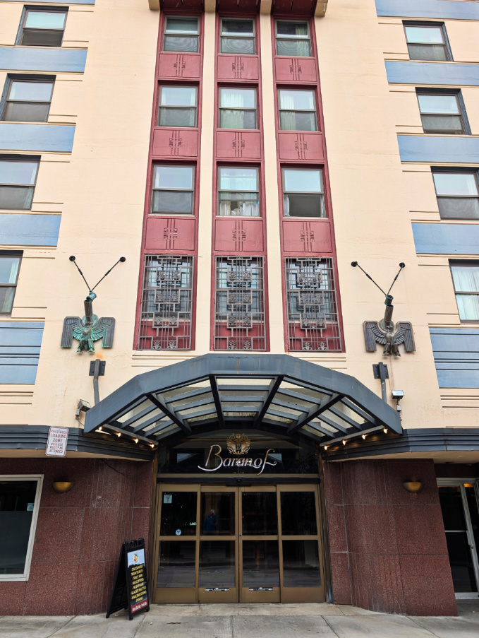 Exterior of Baranof Hotel downtown Juneau Alaska 1