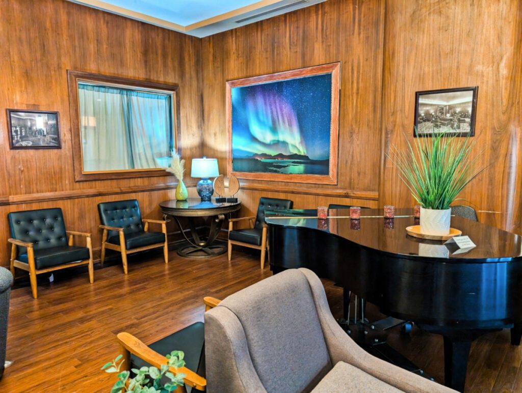 Lobby of Baranof Hotel Downtown Juneau Alaska 1