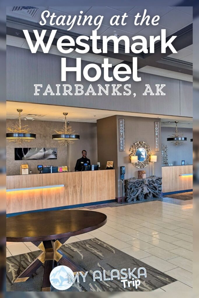 The Westmark Fairbanks Hotel is one of the best places to stay in downtown Fairbanks in summer or winter. Bigger rooms than many Fairbanks stays, great location and nice accommodations are just part of why we recommend this hotel.
