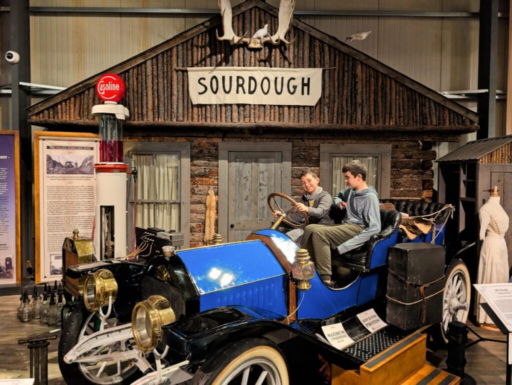 Taylor Family at Fountainhead Antique Auto Museum Fairbanks Alaska 5