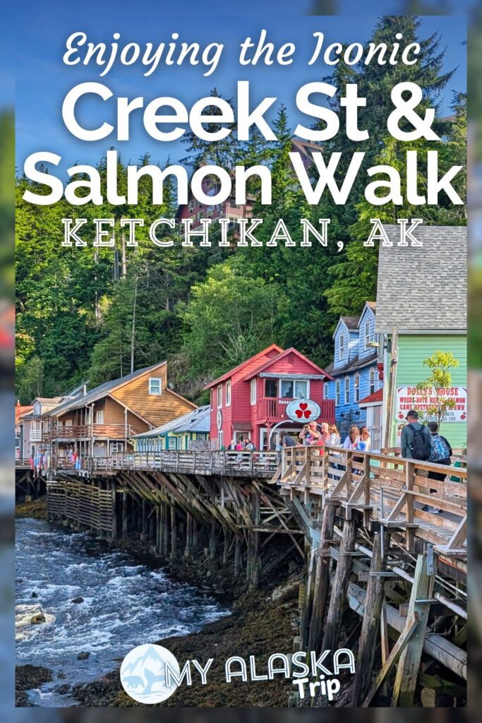 Ketchikan's Creek Street is one of the most iconic sights in Alaska, and paired with the beautiful salmon walk makes for a great morning or afternoon activity. See what you'll find along Creek Street and how to include exploring the neighborhood during your visiting to Ketchikan.
