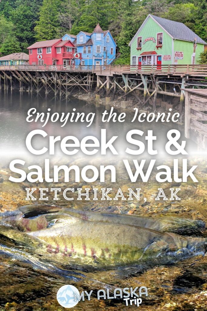 Ketchikan's Creek Street is one of the most iconic sights in Alaska, and paired with the beautiful salmon walk makes for a great morning or afternoon activity. See what you'll find along Creek Street and how to include exploring the neighborhood during your visiting to Ketchikan.