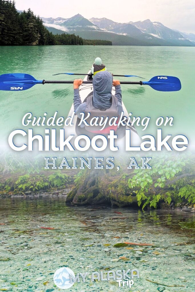 Guided kayaking on Chilkoot Lake in Haines is a beautiful way to both get out on the water and get to see salmon spawning up close. See what you'll get to enjoy paddling with Alaska Mountain Guides as you explore Chilkoot Lake State Park. **optional shore excursion from Skagway!