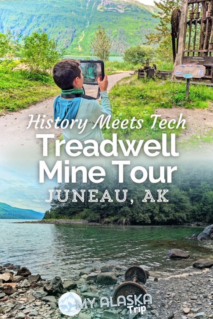 The Treadwell Mine Tour in Juneau is a really unique experience where walking through mine ruins meets augmented reality technology to make an immersive historic walking tour. Learn about one of the largest mines from Gold Rush days and step into the history during your Juneau visit.