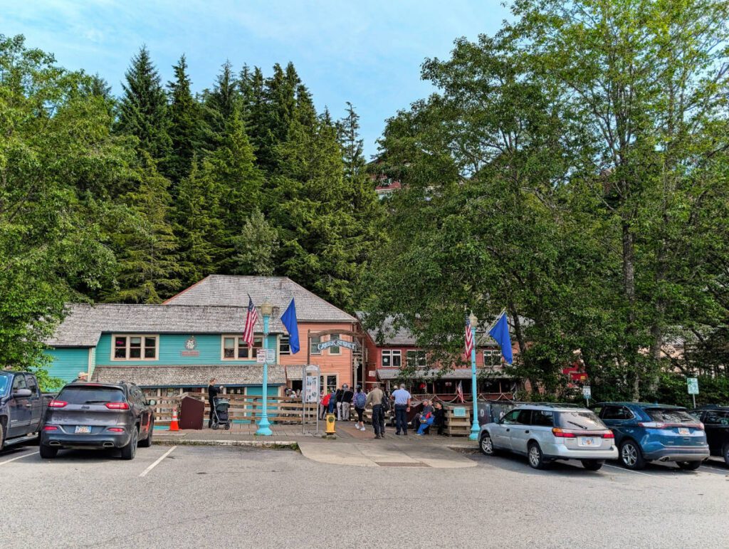 Parking Area at Creek Street in Ketchikan Alaska 1
