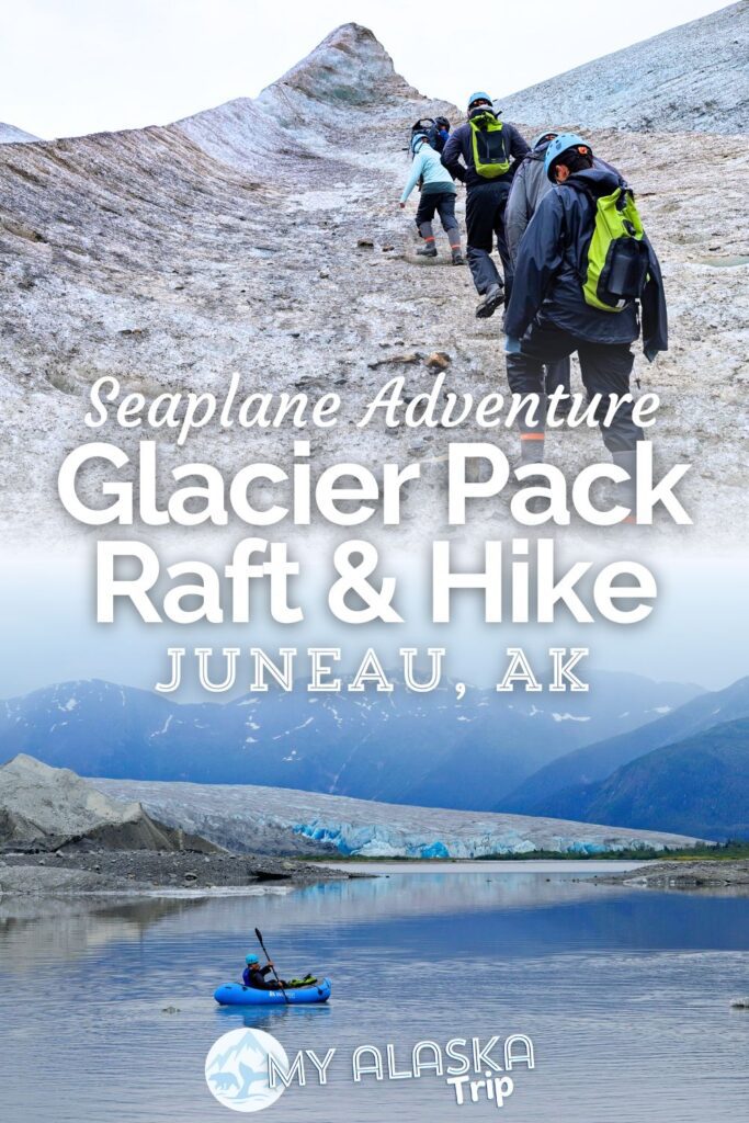 One of the most epic tours from Juneau, glacier pack rafting paired with hiking and flightseeing is an incredible experience. A bucket list sort of adventure, Above and Beyond Alaska guides guests across a glacier lake and hiking on the Norris Glacier, and there's even a seaplane flight involved. Learn more about this experience and see if it's the right choice for you when you're in Juneau.