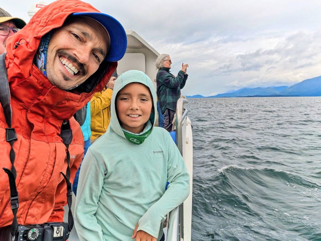 Taylor Family on Alaska Fjordlines from Haines Alaska 1