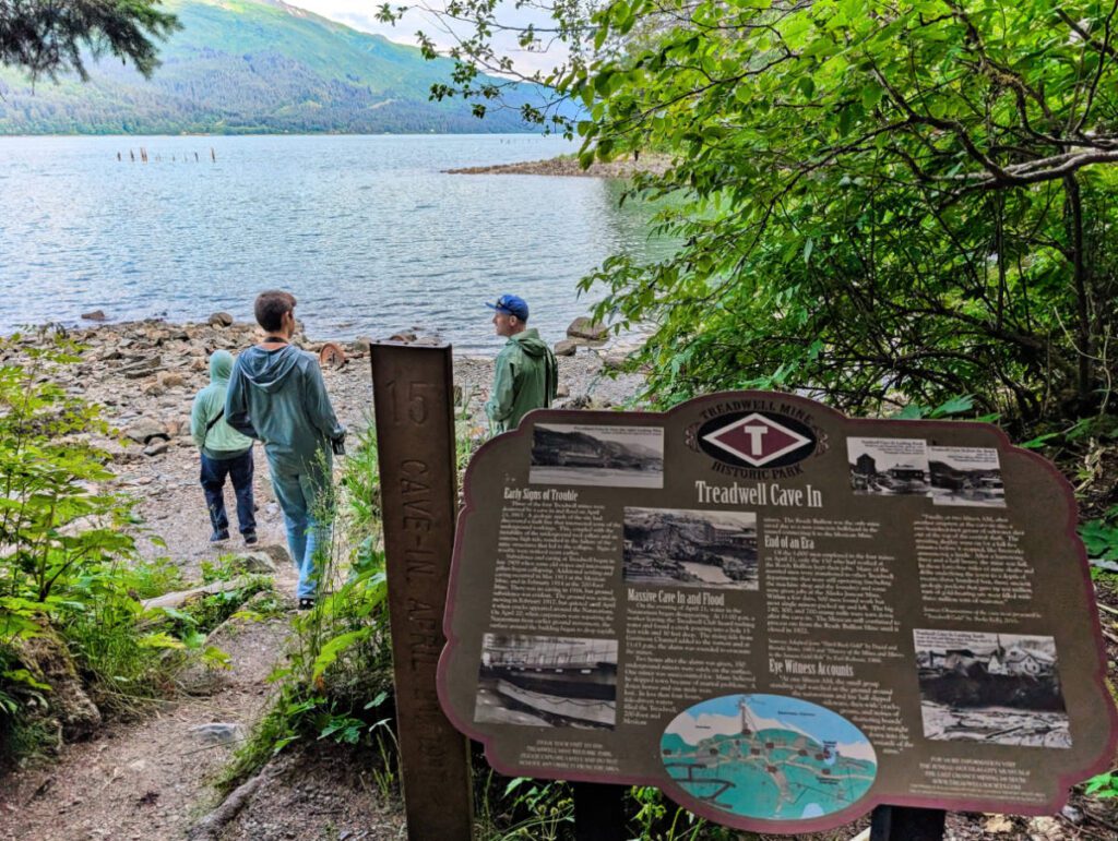 Taylor Family on Treadwell Mine Tour in Juneau Alaska 10