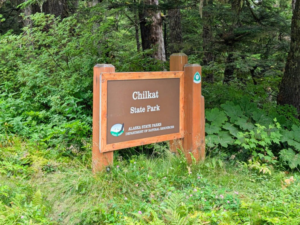 Entrance Sign at Chilkat State Park Haines Alaska 1