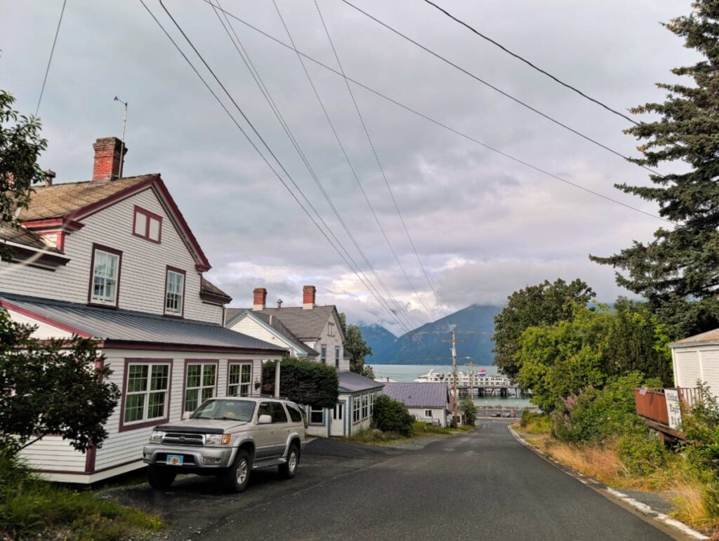 Officers Row in Fort William H Seward in Haines Alaska 1