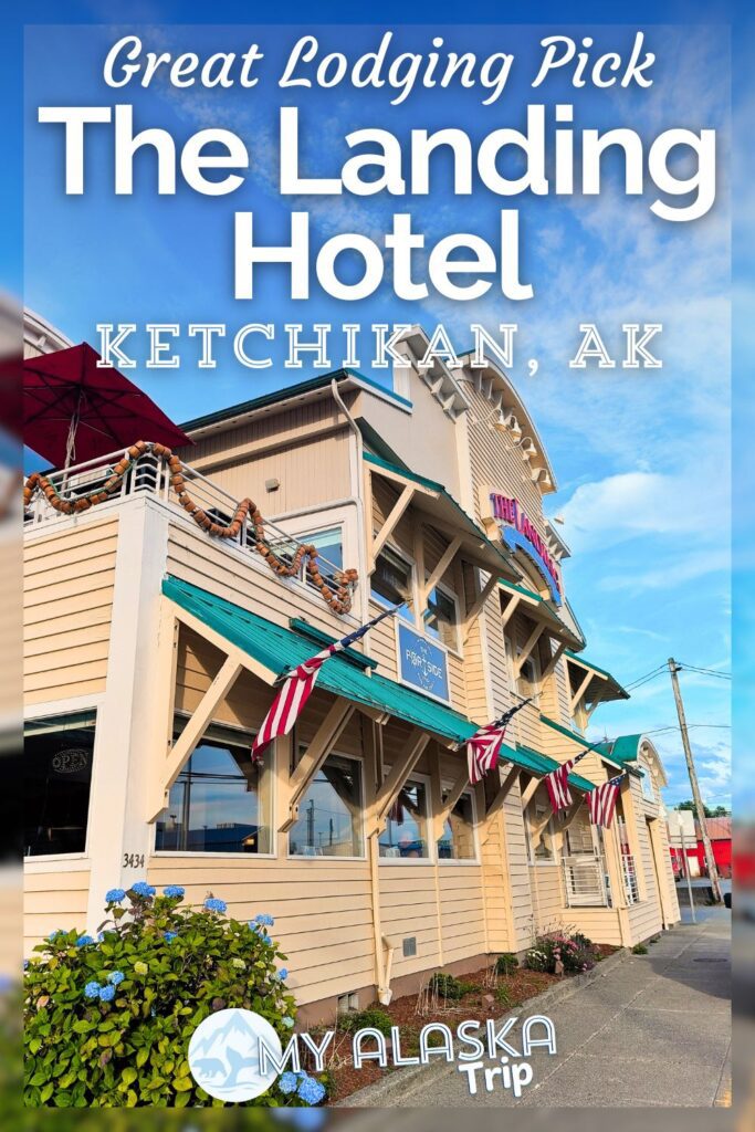 The Landing Hotel in Ketchikan is a great option for a longer stay when you come to town. A great location for exploring the whole area, a free shuttle all around town, and two great restaurants make the Landing Hotel a solid pick.