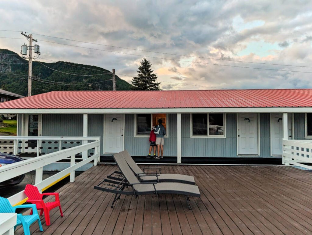 Taylor Family at Captains Choice Motel in Haines Alaska 2