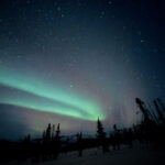 Northern Lights Aurora Borealis at Chena Hot Springs Resort Fairbanks Alaska