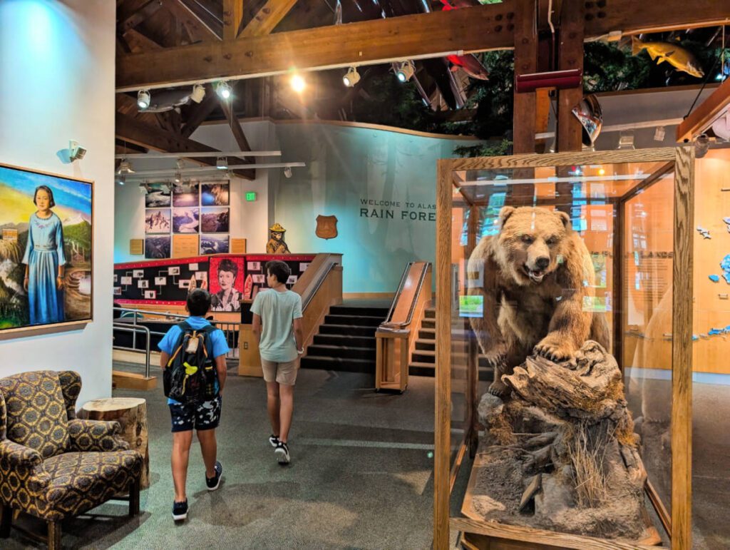 Taylor Family in Southeast Alaska Discovery Center Museum Ketchikan Alaska 1