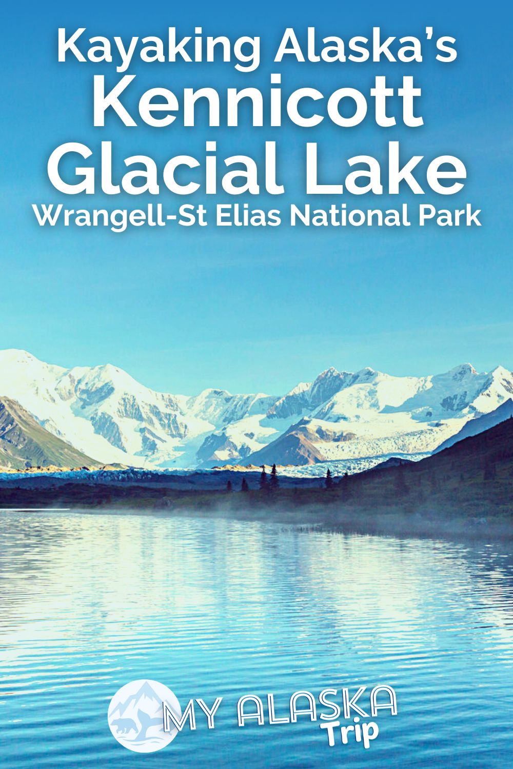 Kayaking at the Kennecott glacial lake at Wrangle-St Elias National Park is an other-worldly kayaking experience. See what to expect, how to plan for it, and who to go with for kayaking in this unique National Park.