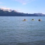 Kayaking on Knik Arm near Anchorage Alaska 1